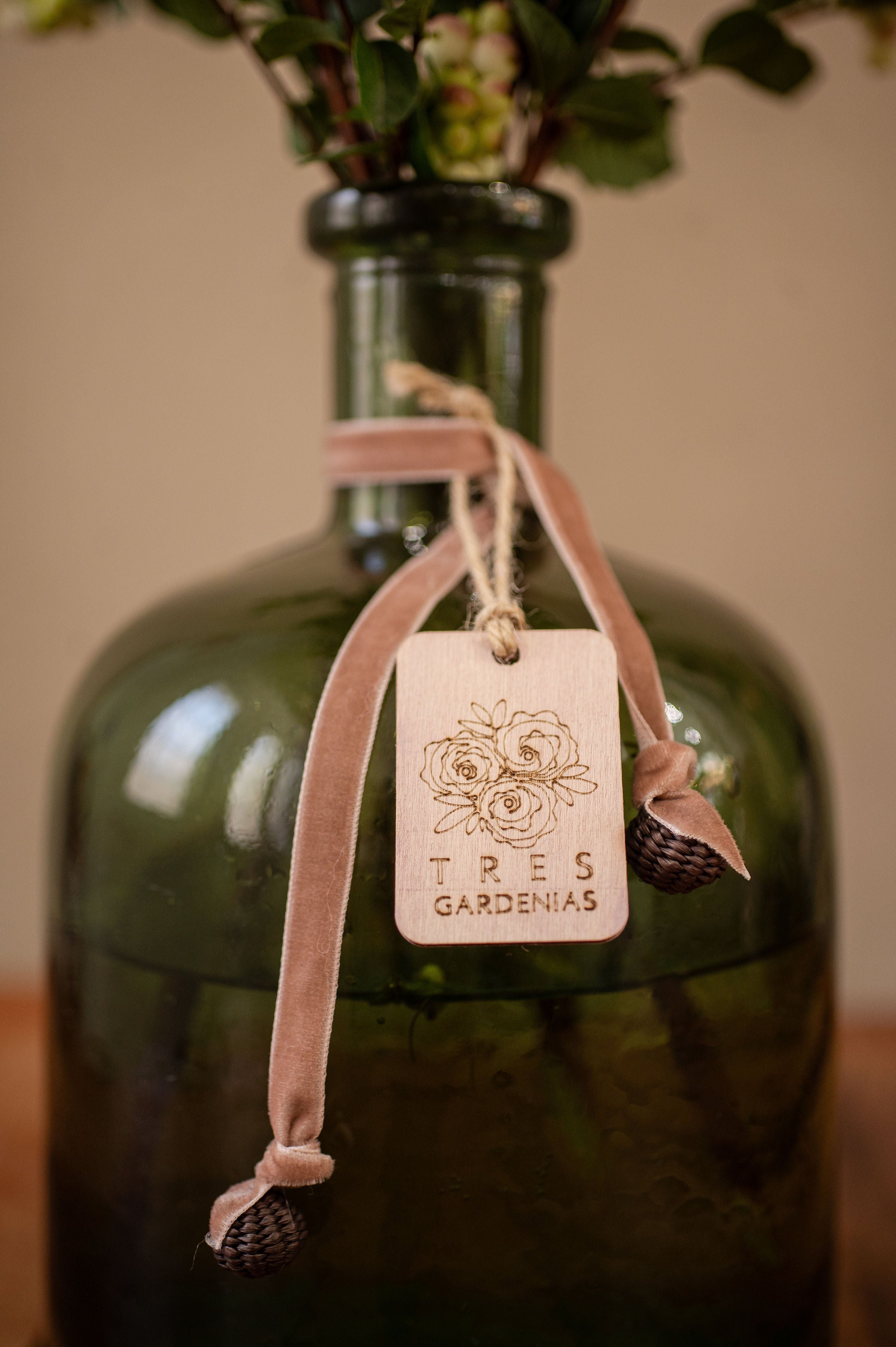 Jarrón con Baya de Nieve