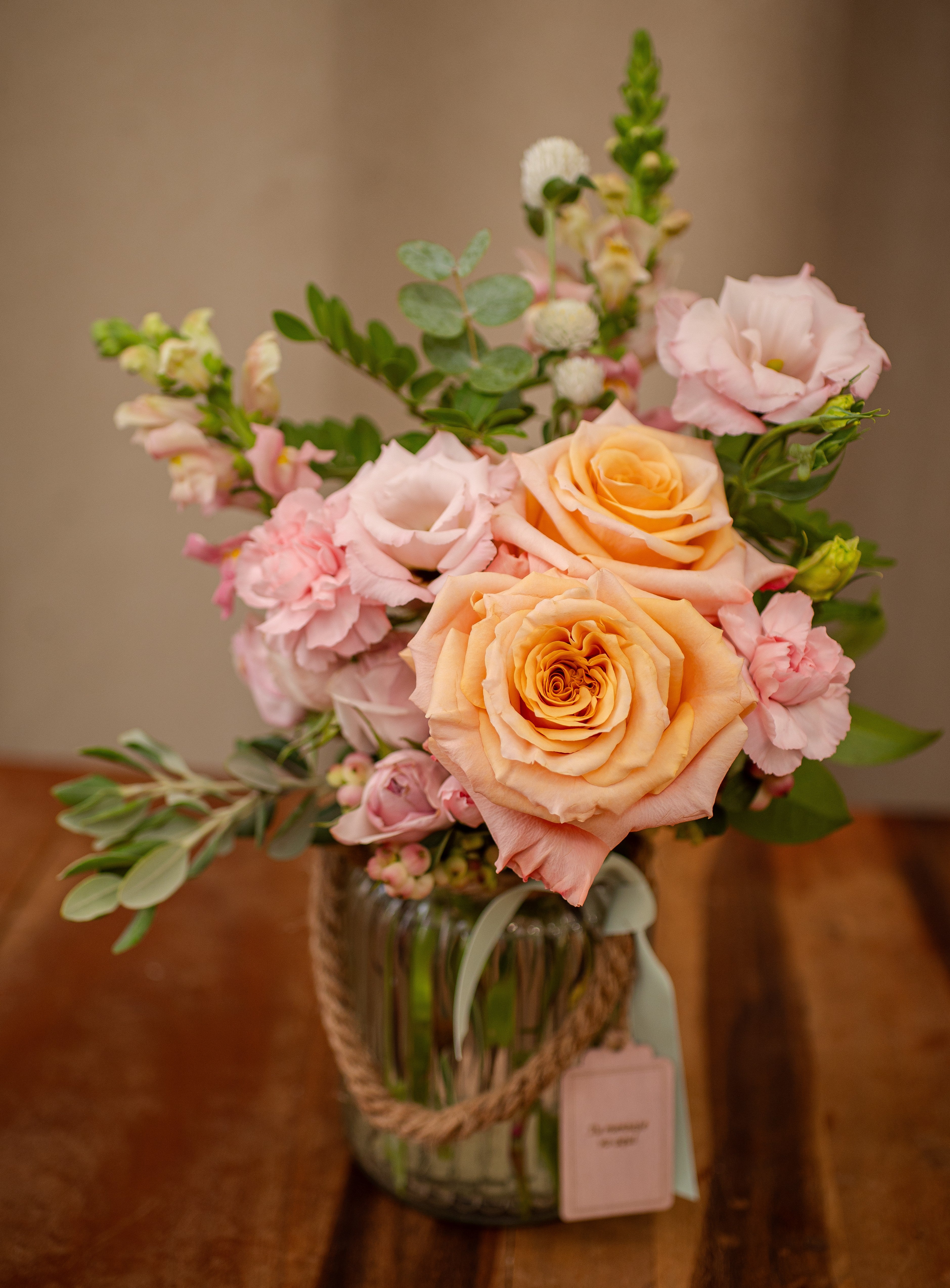 Seleccion de Tonos Rosa (Jarrón Incluido)