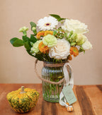 Seleccion de Tonos Blancos (Jarrón Incluido) - Tres Gardenias