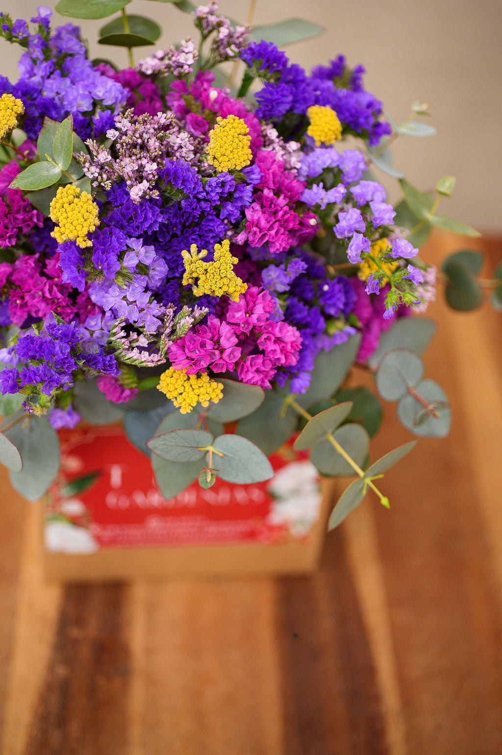 Ramo de Siemprevivas en Bolsa de Regalo - Tres Gardenias