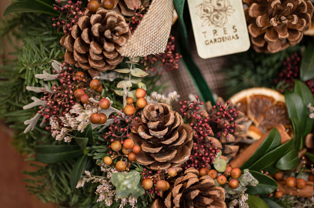 Corona Artesanal de Navidad