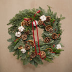 Corona Artesanal de Navidad (Grande)