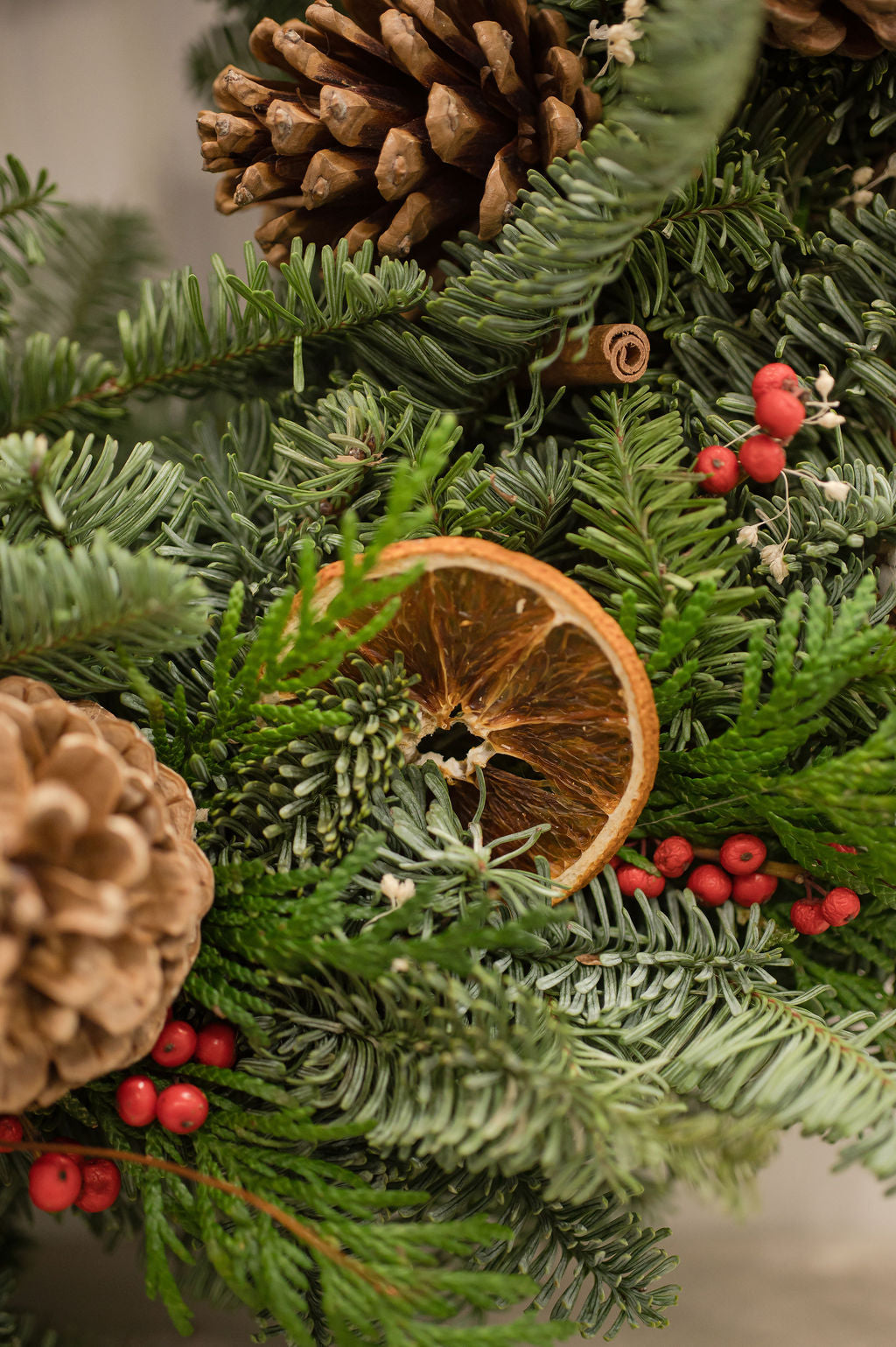 Corona Artesanal de Navidad (Grande)